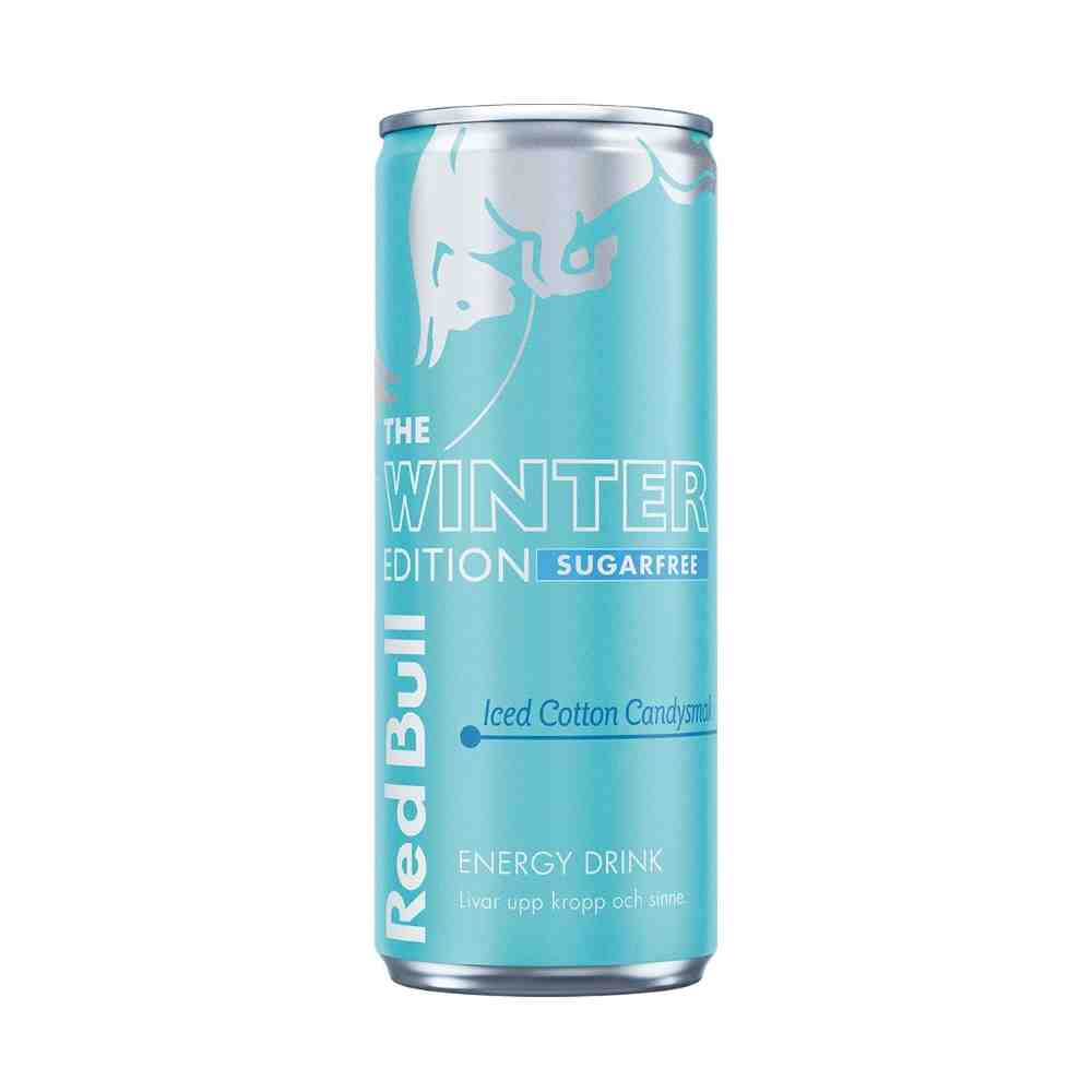 Red Bull - Sukkerfri Iced Cotton Candy Winter Edition